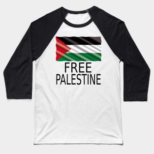 Free Palestine Baseball T-Shirt